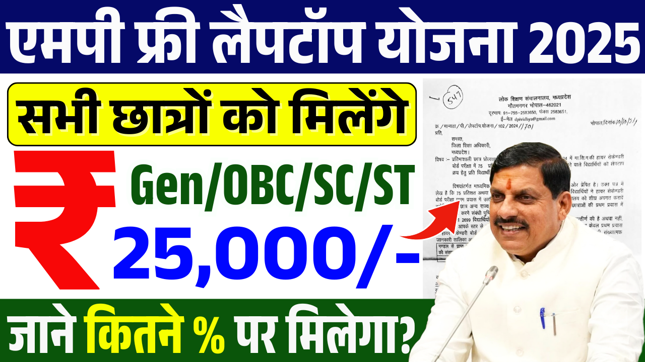 MP Board Laptop Yojana 2025
