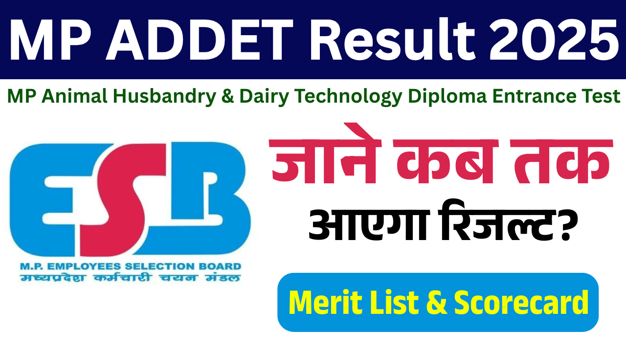 MP ADDET Result 2025