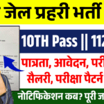 MP Jail Prahari Bharti 2025